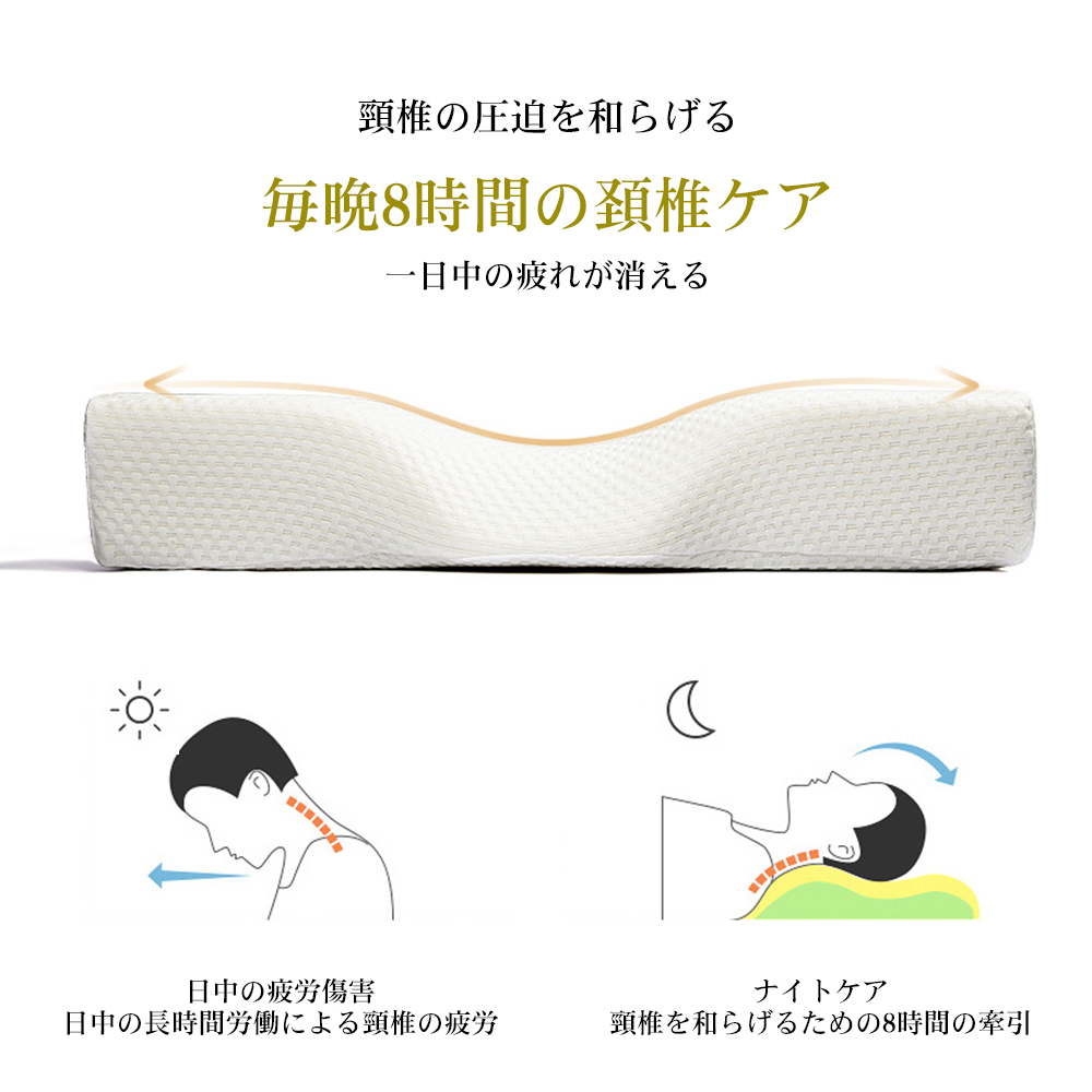 低反発枕 枕 プレミアム いびき防止 ストレートネック 快眠 誕生日 新生活 ギフト クリスマス プレゼント 福袋 父の日 母の日 新生活 引っ越し C-41 - 画像 (9)