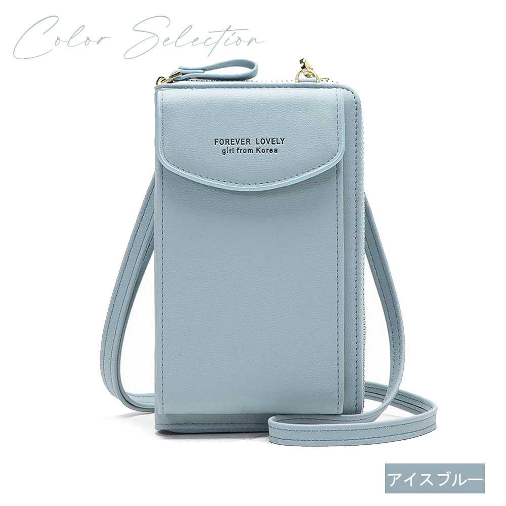 スマホポーチ ポーチ バッグ スマホ バック スマホポシェット ショルダー ポシェット ミニショルダーバッグ 仕切り 斜め掛け スマホバッグ ショルダーバック レディース 携帯バッグ ギフト 軽い お財布ポシェット B-09 - 画像 (5)
