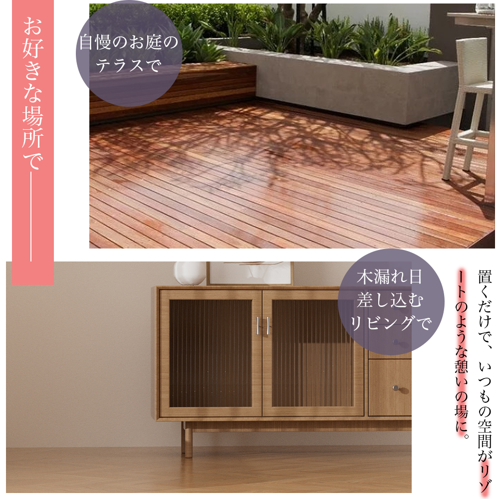 【元SKU:WF300977】ラタン調 ガーデンファニチャー 3点 ガーデンテーブル ガーデンチェアー ラタン調 テーブル 家具 樹脂 ホテル カフェ ベランダ テラス 屋外家具 高級 ソファ ガーデンソファー ガーデニング WF318611WAA - 画像 (3)